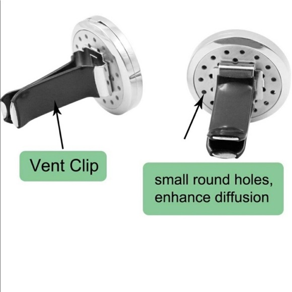 Silver Essential Oil Car Diffuser - Picture 7 of 7